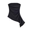 Atravessando a Fronteira Aliexpress Popular Exportação Atacado Roupas Femininas Novo Ponto Zr Soltos e Fofos Tops Texturizados Off-Shoulder