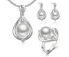 EBay AliExpress comercio exterior joyería joyería chapada en plata venta al por mayor traje de perlas de imitación combinación productos europeos y americanos