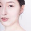 Aretes coreanos creativos lindos de gato luna para mujer temperamento dulce coreano gatito aretes fabricantes mayoreo generación