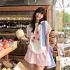 Camiseta Blanca de Algodón Puro con Estampado Floral Rosa de Manga Corta para Mujer, Primavera y Verano, Diseño de Cuello Redondo, Estilo Nicho, Corte Holgado, Tallas Grandes