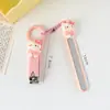 Cortauñas de Gatito Lindo de Dibujos Animados Lima de Uñas Portátil Set de Cortauñas Tijeras de Uñas de Alto Valor Femenino Venta al por Mayor