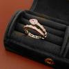 Anillo Abierto Curvo de Serpiente con Circonita Estilo Frío de Lujo Fácil de Combinar Anillo para Dedo Índice Casual de Gama Alta Accesorios para Manos para Mujeres