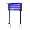 Lâmpada Matamosquitos Solar Transfronteiriça para Pousadas, Fazendas, Pátios, Lâmpada Matamoscas à Prova d'Água para Exterior Venda por Atacado