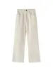 Pantalones Casuales Estilo Americano de Trabajo, Marca Trendy de Primavera, Patchwork, Corte Limpio, Holgado, Recto, Pierna Ancha, Largos, Unisex