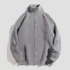 Casaco Cardigan Suéter com Zíper Gola Alta Masculino Outono Inverno Preguiçoso High-End Engrossado Casual Solto Suéter Gola Alta