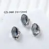 Moda Popular Arte de Uñas Huevo de Paloma Joyería Serie de Cristal de Alta Calidad Rhinestones Transparentes Ovalados Delgados Súper Brillantes para Uñas