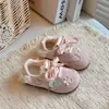 Zapatos Deportivos Nuevos de Primavera y Otoño para Niñas con Adorno de Encaje de Margarita Pequeña Zapatos de Princesa Suela Suave Antideslizante Zapatos Argan Zapatos de Bebé