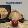 Lámpara de mesa vintage estilo francés de mediados de siglo, lámpara de noche para dormitorio principal, nueva lámpara de diseñador estilo chino wabi-sabi lujo ligero 2025 cerámica