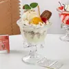 Novo em Estoque Copo Alto em Forma de Laço para Sorvete, Gelatina, Champanhe, Licor, Coquetel