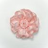 10cm Versão coreana de cetim borda assada rosa tecido de cetim flor tridimensional DIY corsage prendedor de cabelo acessórios de flor atacado