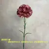 Clavel de Tallo Único Flor Artificial Día de la Madre Día del Maestro Decoración de Habitación Dormitorio Sala de Estar Arreglo Floral Accesorio para Foto
