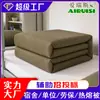 Colcha termoformada color verde militar, núcleo de colcha de algodón 100% para una persona, ropa de cama para dormitorio estudiantil, colcha de algodón, set de bloques de tofu