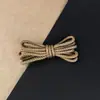 Venta al por mayor de fábrica Botas Baojie Zapatos de cuero Cordones para zapatos Botas militares Zapatos de caña alta Redondo 4.5 mm Poliéster Tejido Color puro Zapatos