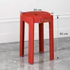 Directamente del fabricante, taburetes de plástico engrosados para uso doméstico, taburetes de comedor apilables, cómodos para sentarse a largo plazo, taburetes de molino de viento