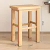 Taburete de Madera Maciza, Banco Pequeño, Taburete Cuadrado, Taburete Bajo, Taburete Pequeño para el Hogar, Taburete Pequeño de Madera, Taburete para Cambiar Zapatos, Banco Pequeño de Madera, Silla Infantil