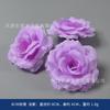 Flor Morada Flor Artificial Abanico de Novia Linterna de Festival Kit de Materiales para Hacer Manualidades Broche de Flor Sombrero de Graduación Tocado