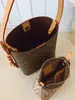 Bolso de Mano Nuevo de Comercio Exterior Moda Transfronteriza Monograma Bolso de Hombro Cubo Clásico de Gran Capacidad Bolso Madre e Hijo Venta al por Mayor Personalización