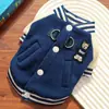 Roupas para Cachorro, Uniformes de Beisebol, Jaquetas de Lã Outono e Inverno, Roupas para Pet para Teddy, Schnauzer, Bulldog Francês, Pug