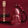Cinzábrio Cru Real Benmingfo Alto Teor Dourado Roxo Cinzábrio Cru Benmingfo Pingente Pingente de Buda