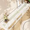 Mantel largo para mueble de TV, ligero, de lujo, de alta gama, con corte de PVC, para entrada, aparador, zapatero, encimera, tapete protector