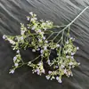 150 Gipsófila de Rama Alta Flores Pequeñas Decorativas de Plástico, Flores Artificiales para Ramos de Boda, Decoración de Sala de Transmisión en Vivo, Flores Artificiales Realistas