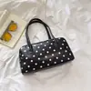 Bolso de mano de lunares estilo coreano 2026, un bolso casual y de moda para el trabajo, perfecto para el uso diario
