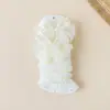 26 calcetines altos Lolita para niños y niñas, estilo ballet, moño lindo, calcetines blancos apilados, calentadores de piernas de otoño e invierno
