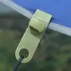Clip para tienda de campaña para exteriores, clip para toldo, clip reforzado a prueba de viento, clip para tienda de campaña, clip fijo para tienda de campaña, cuerda elástica con mosquetón