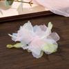 Flor Degradada DIY Flor de Organza Borde de Flor 14cm Decoración de Pastel Ropa Sombrero Clip Accesorios Accesorios
