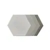 Paneles acústicos hexagonales coloridos de estilo similar a los de Amazon transfronterizos con respaldo autoadhesivo en color camel para aislamiento acústico de aulas y decoración de paredes