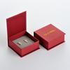Bolsa Festiva de Boda Grande Roja Personalizada de Fábrica Juego de Bolsas de Terciopelo de Microfibra de Alto Valor Cartón para Embalaje de Joyería