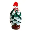 Presente de Natal Árvore de Natal de Madeira Maciça Almofada Isolante Térmica Anti-Queimadura Porta-Copos de Árvore Única Mesa de Jantar Ornamento Criativo Decoração de Festival