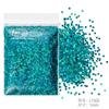 Brillantina de uñas, purpurina ultrafina, purpurina, lentejuelas brillantes, 1 mm, traje azul, esmalte de uñas, pegamento, joyería, transfronterizo