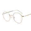 Armazón de Gafas Redondo Estilo Retro Coreano con Orejas de Gato Metálico Artístico Jamie 9168 Gafas Sin Graduación con Opciones de Lentes Graduados