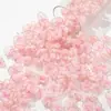 Flor de cinco pétalos con cuentas flor hecha a mano flor de hilo de cuentas de tres cuentas de cinco puntas borde dorado hilo de nieve flor de 5 pétalos pasador de cuentas accesorios de ropa