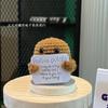 Específico ahora hacer expresión divertida muñeco patata energía positiva tejido lana adornos pepino colgante huevo tarjeta positiva