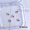 Venta caliente transfronteriza nueva joyería para uñas Halloween joyería con spray de pintura calavera del alma Araña Roja Broca para uñas Wansheng
