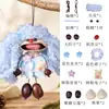 Kit de Material Macaron Pipoca Casca de Fruta Vagem Boneca para Bonecas Artesanais DIY, Sinos de Vento Criativos de Casca de Fruta e Pequenas Decorações Penduradas