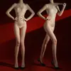 Body Sexy Aurora Brillante Ajustado de Una Pieza de Alta Densidad de 512 Agujas, Cuello Alto, Ultra Delgado, 5D