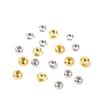 Chapado en cobre oro real de 14k brillante soporte redondo para flores oro de 18k envuelto con color conservado brillante soporte para flores de pétalos accesorios de joyería diy