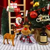Novo tecido de Natal transfronteiriço pequeno pingente pingente de árvore de Natal decorações de Natal pequeno pingente de boneca presente