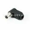 Conector de alimentación CC macho y hembra sin soldadura, terminal de enchufe acodado 5.5*2.1/2.5*10MM