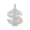 Comercio exterior europeo y americano joyería de aleación diamante dólar grande colgante accesorios hip-hop hipster para hombre colgante de dólar al por mayor