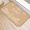 Felpudo Navideño para el Hogar con Estampado de Árbol de Navidad, Felpudo para Puerta de Sala de Estar