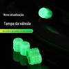 Tampa luminosa do bico de ar do pneu tampa da válvula do carro motocicleta veículo elétrico pneu a vácuo bico de ar tampa do núcleo da válvula luminosa