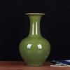 Jingdezhen Cerâmica Artesanato Atacado Moda Verde Borneol Ameixa Garrafa Moderna Home Artesanato Ornamentos Atacado