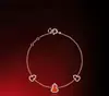 Pulsera de Calabaza de Oro de 18k para Mujer Cadena de Clavícula Significativa de Oro Rosa de Alta Gama Regalo de San Valentín Cumpleaños