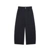 Pantalones Beige Cropped Elásticos de Cintura Nueva Colección 2025 para Mujer, Primavera y Otoño de Cintura Alta Resistentes a las Arrugas, Petite, Casual, Pierna Ancha