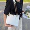 Bolso popular texturizado para mujer 2020 nuevo moderno a la moda bolso de hombro moderno cadena casual color sólido cruzado bolso grande