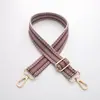 Alça Larga Estilo Étnico Feita Sob Medida de Fábrica, Alça Única para Ombro e Transversal, Alça de Reposição Larga de 38mm, Tira Larga Longa Listrada para Bolsas
